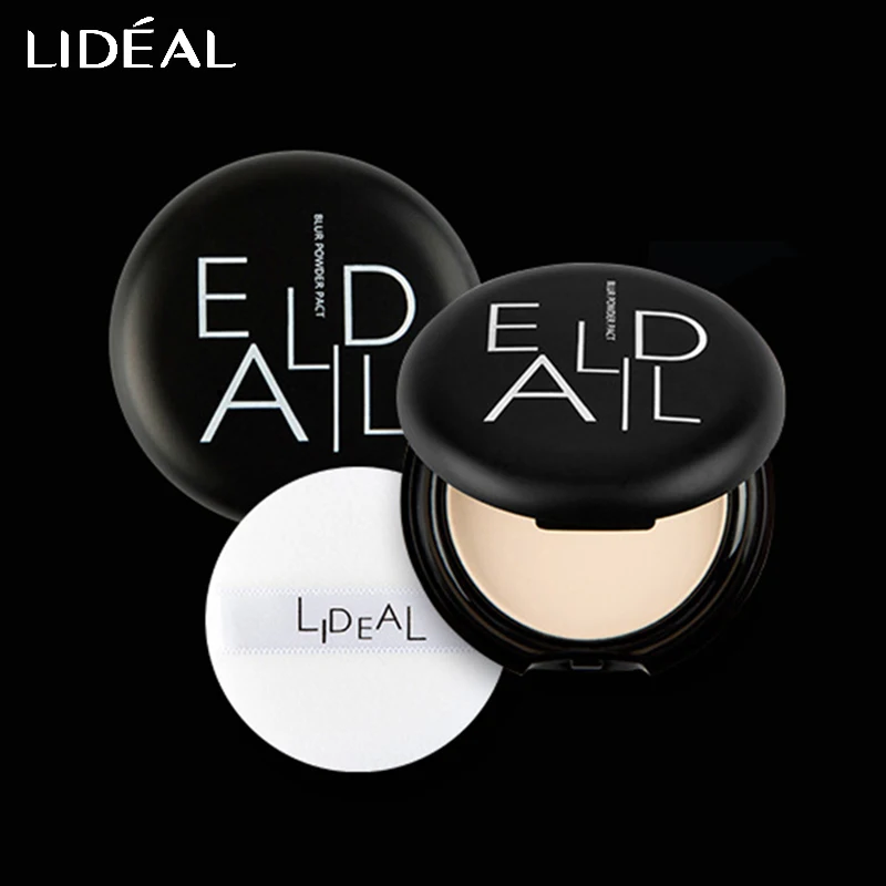 

LIDEAL Soft Translucent Compact Pressed Powder Face Contour Palette Finishing Powder Setting Makeup Bare Mineralize