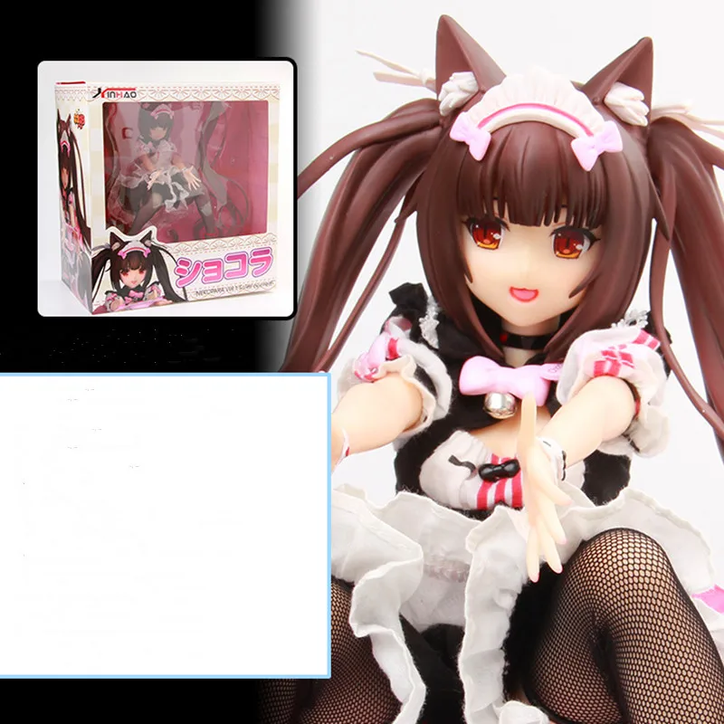 22 5cm Nekopara Anime Figure Maid Chocolate Licking Cat Action Figure Pose Posture Clotht Ver Sexy Girl Dolls With Box F216 Action Toy Figures Aliexpress