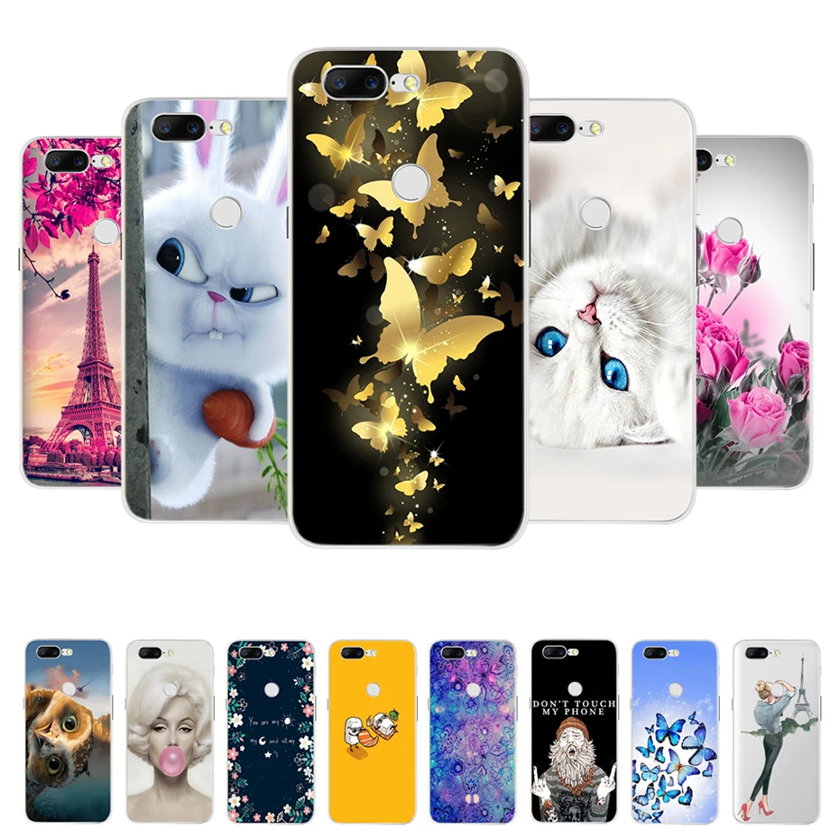 

For Oneplus 5T case Soft TPU Silicon Cover For Oneplus 6 Case For One Plus 6 5T 6T Phone Case For Oneplus 3 3T Protector Case
