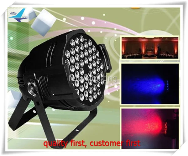 

T-Free shipping 6 pieces rgbw color mixing dj light led par 64 3 watts