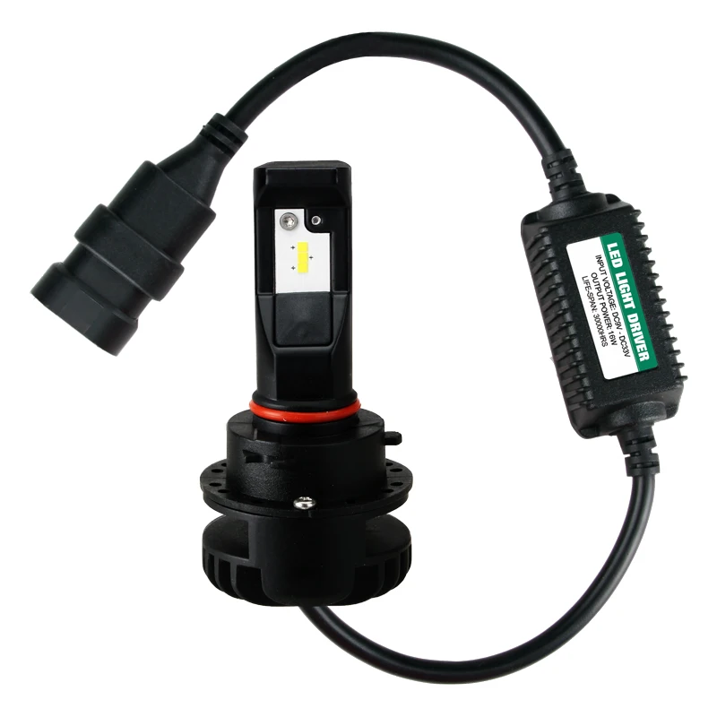 Spotlight 9005 HB3 9006 HB4 Car Headlight 9005 LED Bulb  12V 24V Flip Chip 6000K Truck Fog Head Lamp Replacement Kit  (4)