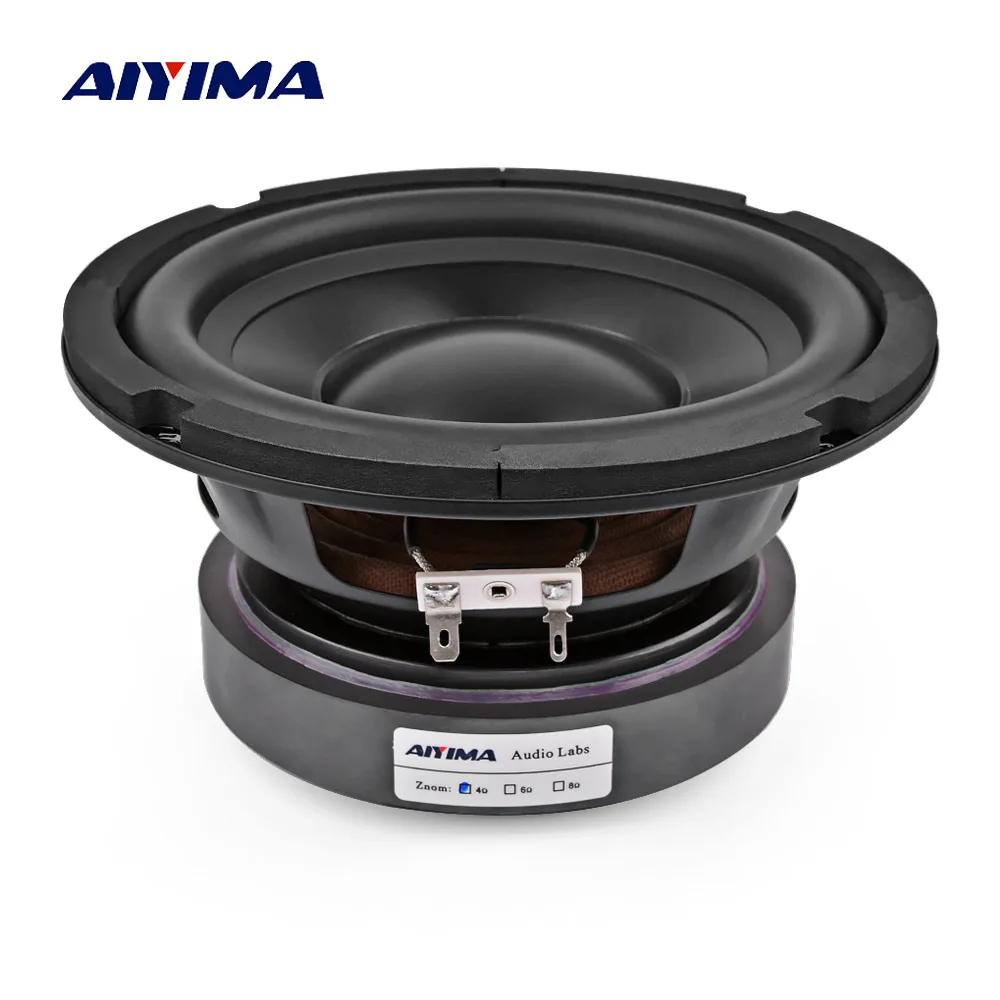 

AIYIMA 6.5 Inch Subwoofer Speakers Home Theater Car Audio High Power 4 8 Ohm 100W Hifi Fever Woofer Loudspeaker For Sound System