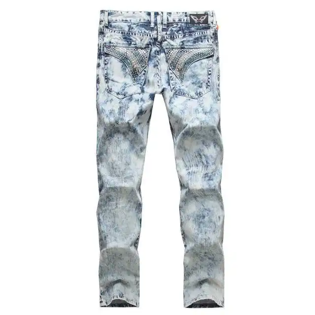 2015 New Green robin jeans men designer famous brand mens robins jeans