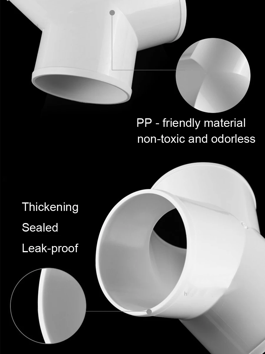 duto 3 maneiras divisor para tubo de ventilação-abs (100mm 150mm)