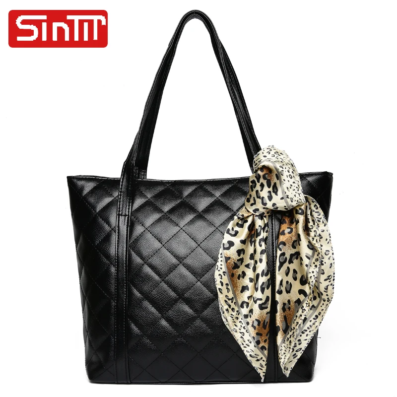 SINTIR Fashion Scarves Plaid Luxury Handbags Women Bags Designer Large