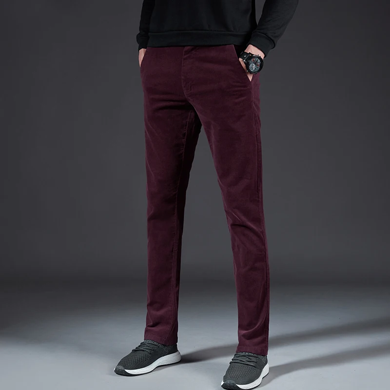 Wine red trousers Clearance