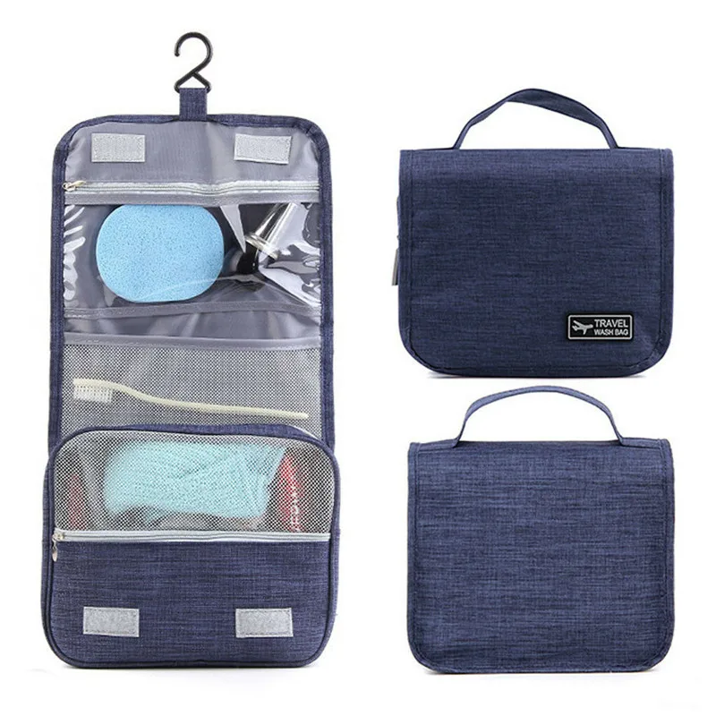 

Women Plain Clutch cosmetic bag Elegant Solid Color make up box travel pouch wash bag makeup suitcase Toiletry box