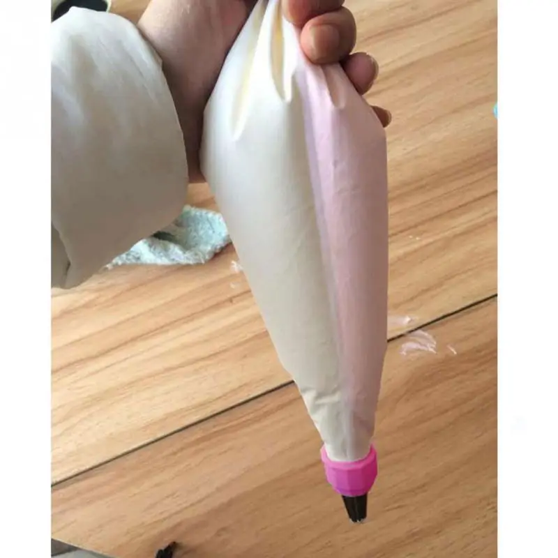 

Two Color Decorating dual Re-usable icing bags piping Tool Cake Bags Cream Pastry Bicos Piping bag Gift