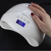 SUN5 48 W УФ-лампы лак для ногтей сушилка 24 светодиоды 30 S 60 S 99 S сушки ногтей и гель для ногтей отверждения Сушилка для ногтей маникюр машина