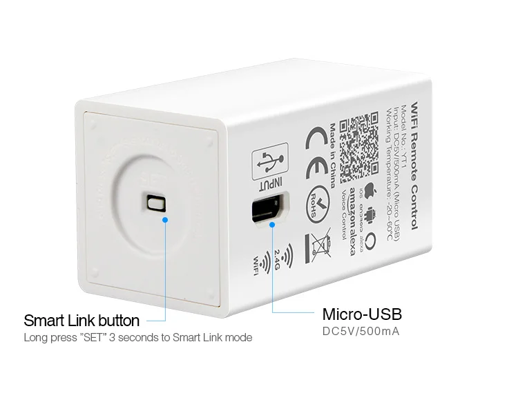 USB Led WiFi беспроводной пульт дистанционного управления Amazon Alexa голосовой смартфон приложение led управление ler совместимый Mi Light 2,4G радиочастотный продукт серии