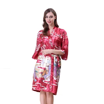 

Silk Kimono Robes Women Satin Bathrobe Long Silk Robes For Bridesmaids Longue Dressing Gown Bridesmaid Robe Vestido de novia