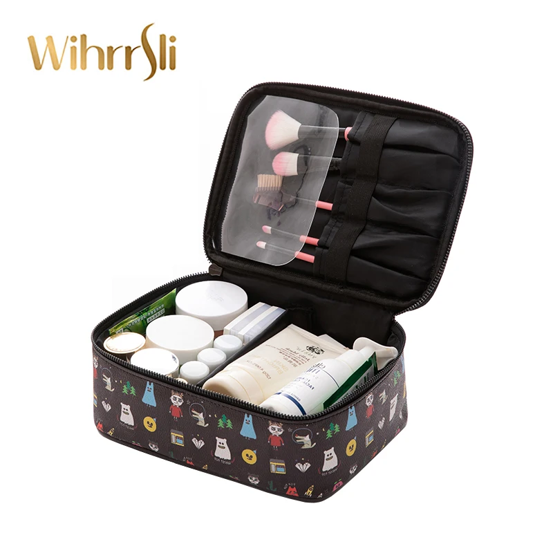 امرأة التجميل حقيبة جمالك حاجة اللازمة ماكياج الجمال حالة حقيبة مستحضرات تجميل السفر المنظم حالة ل حقيبة الحقيبة المرحاض
