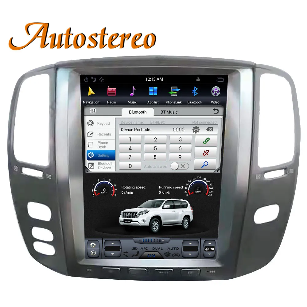 Discount Tesla style Android Car GPS Navigation For Lexus LX470 2002-2007 headunit multimedia radio tape recorder no DVD player 4K stereo 13 Discount Tesla style Android Car GPS Navigation For Lexus LX470 2002-2007 headunit multimedia radio tape recorder no DVD player 4K stereo 13