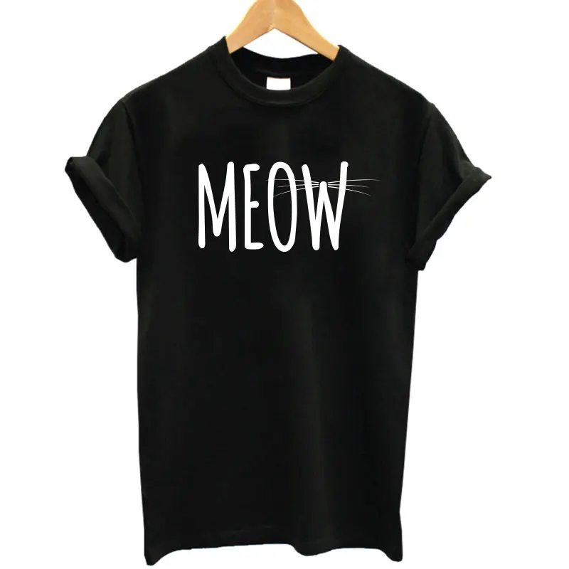 COOLMIND CA0212B, хлопок, футболка с котом шродингера, Женская забавная футболка с мультяшным аниме, женская футболка - Цвет: BLK