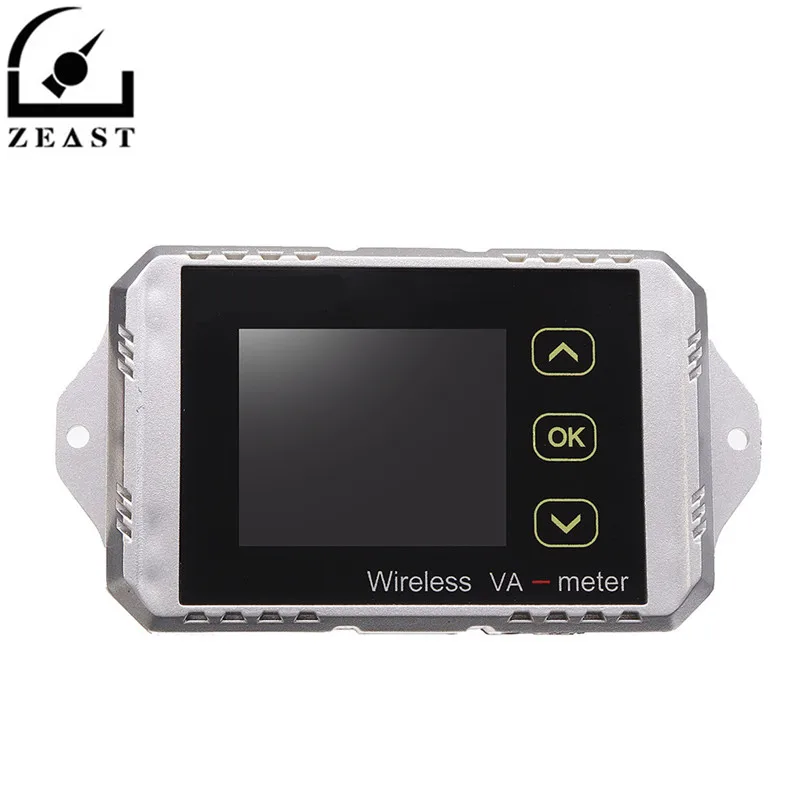 

VAT1100 Wireless DC Voltmeter Current Tester Watt Measurement Digital Display Electric Garage Meter With Temperature Sensor