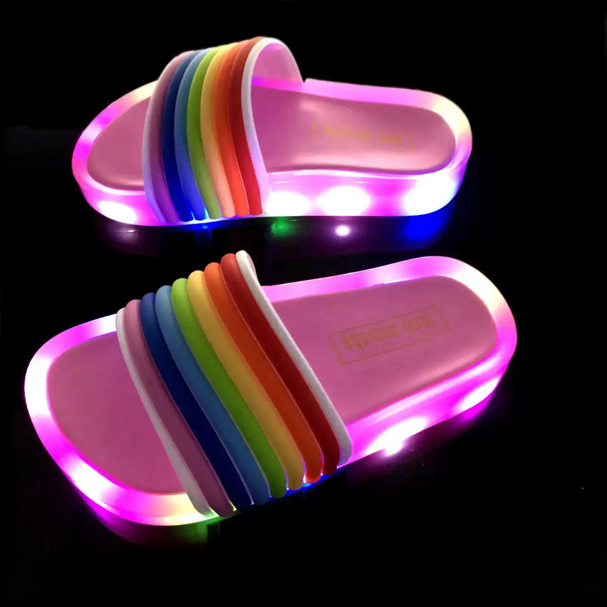 kids light up slippers