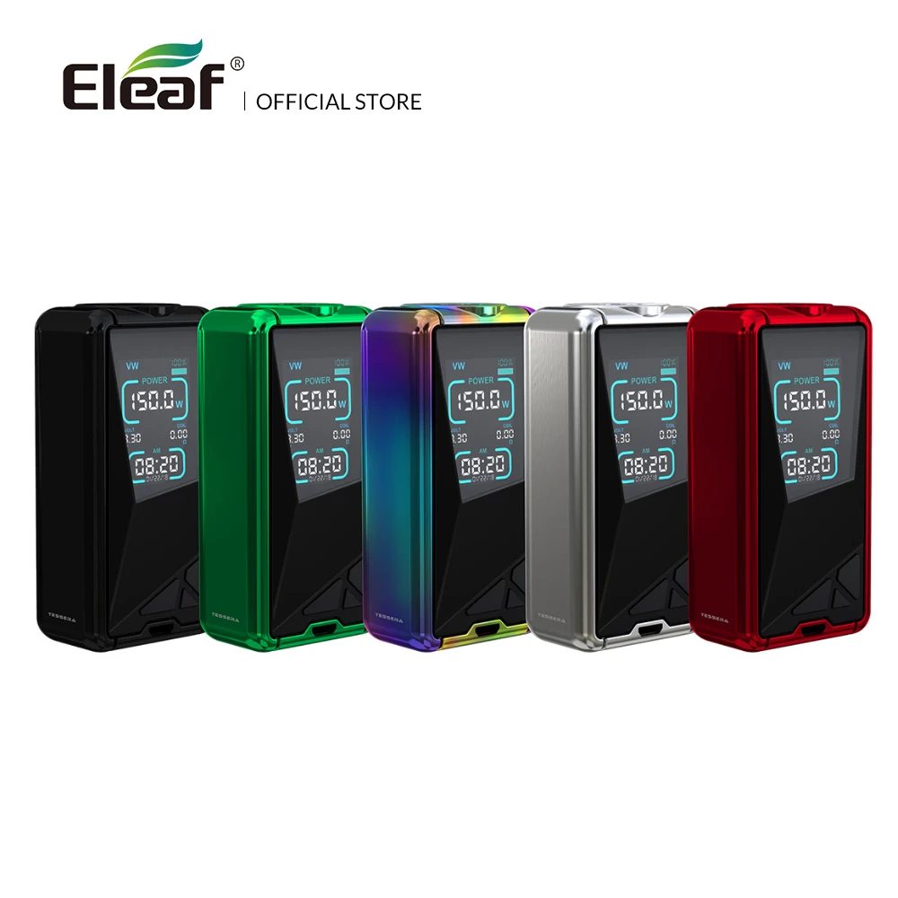 Original Electronic Cigarette Mod box Eleaf Tessera TC Box MOD with 3400mAh built-in battery 150W max fit ELLO TS Atomizer цена Original Electronic Cigarette Mod box Eleaf Tessera TC Box MOD with 3400mAh built-in battery 150W max fit ELLO TS Atomizer цены онлайн