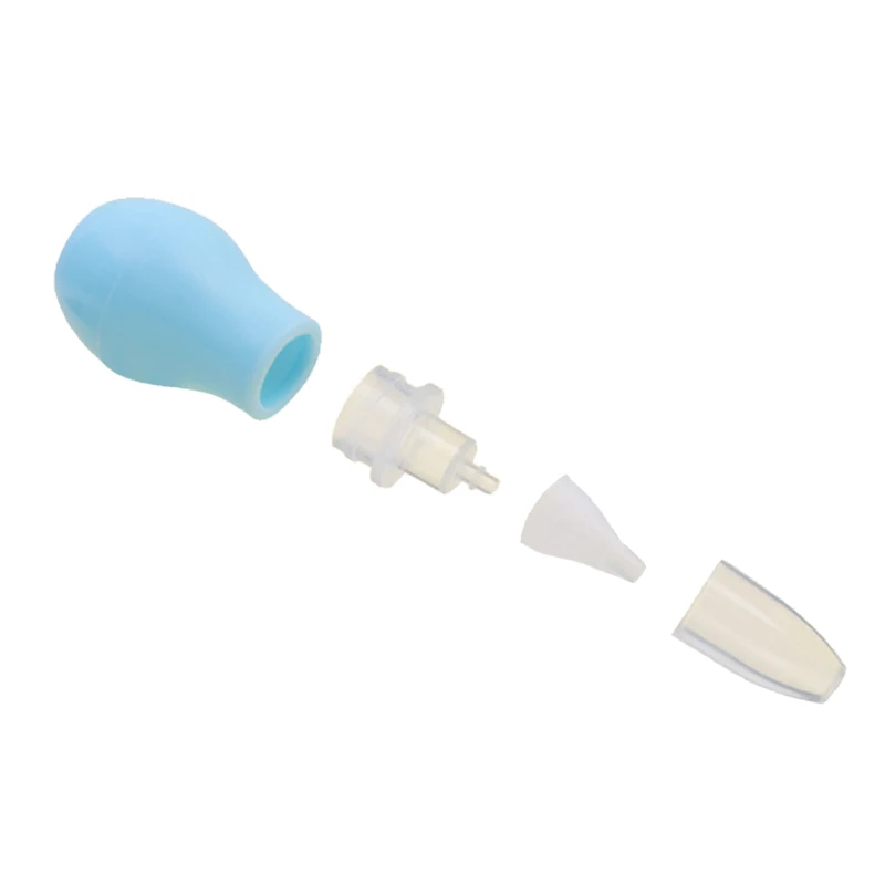 Newborn Silicone Safety Nasal Aspirator Baby Nose Cleaner Vacuum Suction Toddler Flu Protections Baby Care Vacuum Sucker BB3118 (8)