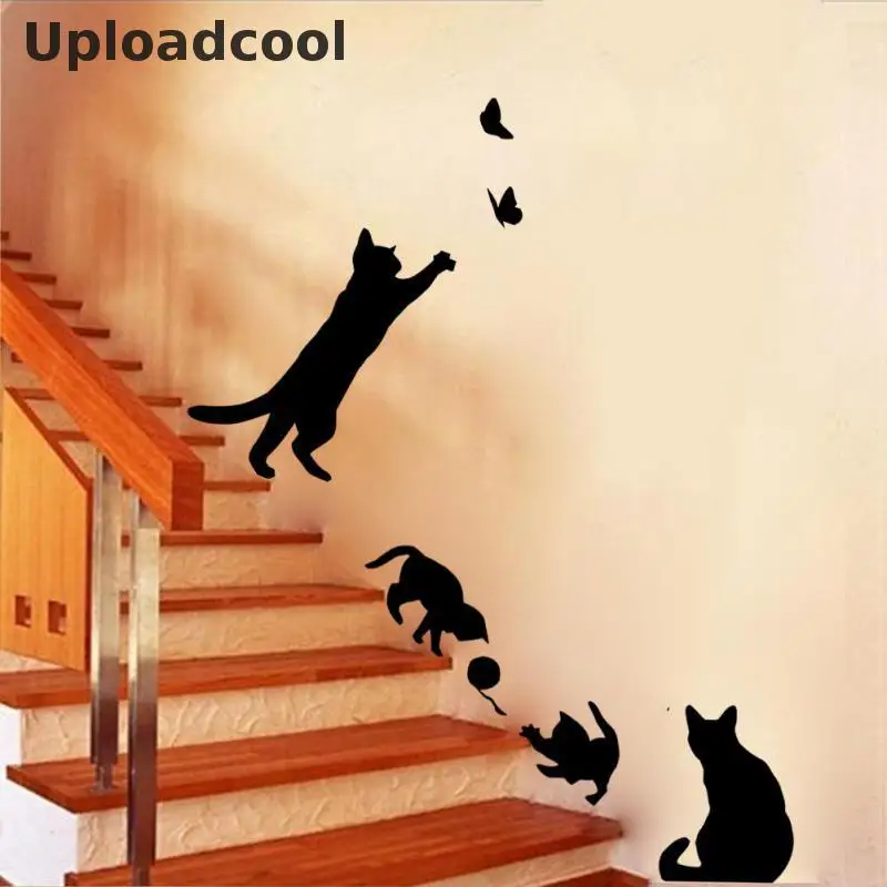 Uploadcool _ Amy New Bedroom Living Room Stairs Background Wall Stickers Lovely Children Play Decorative | Дом и сад
