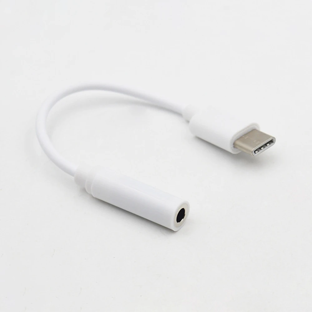 Type C 3.5 Jack Earphone Cable USB C to 3.5mm AUX Headphones Adapter For Huawei Mate 10 P20 Pro For Xiaomi Mi 6 8 6X Mix 2 2S Type C 3.5 Jack Earphone Cable USB C to 3.5mm AUX Headphones Adapter For Huawei Mate 10 P20 Pro For Xiaomi Mi 6 8 6X Mix 2 2S