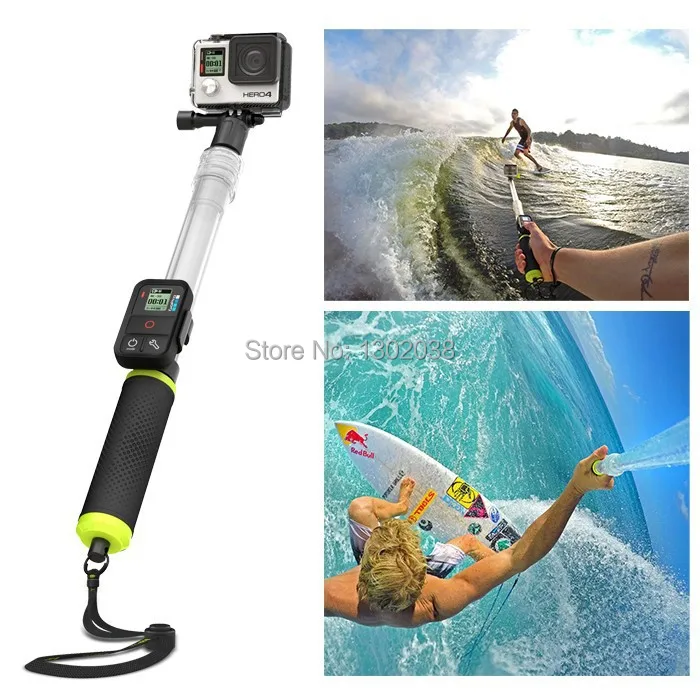 GoPro плавающий удлинитель EVO 14 24 дюймовый плавучий монопод с WIFI пультом