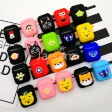 Милый мультяшный Bluetooth беспроводной Чехол для наушников для Apple AirPods 2 Силиконовый чехол для зарядки наушников для Airpods защитный чехол