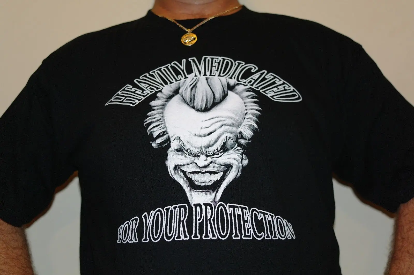 Мужская футболка JACK NICHOLSON THE JOKER Черная байкерская HARLEYS M to 3XL FAR KEW новинка | одежда