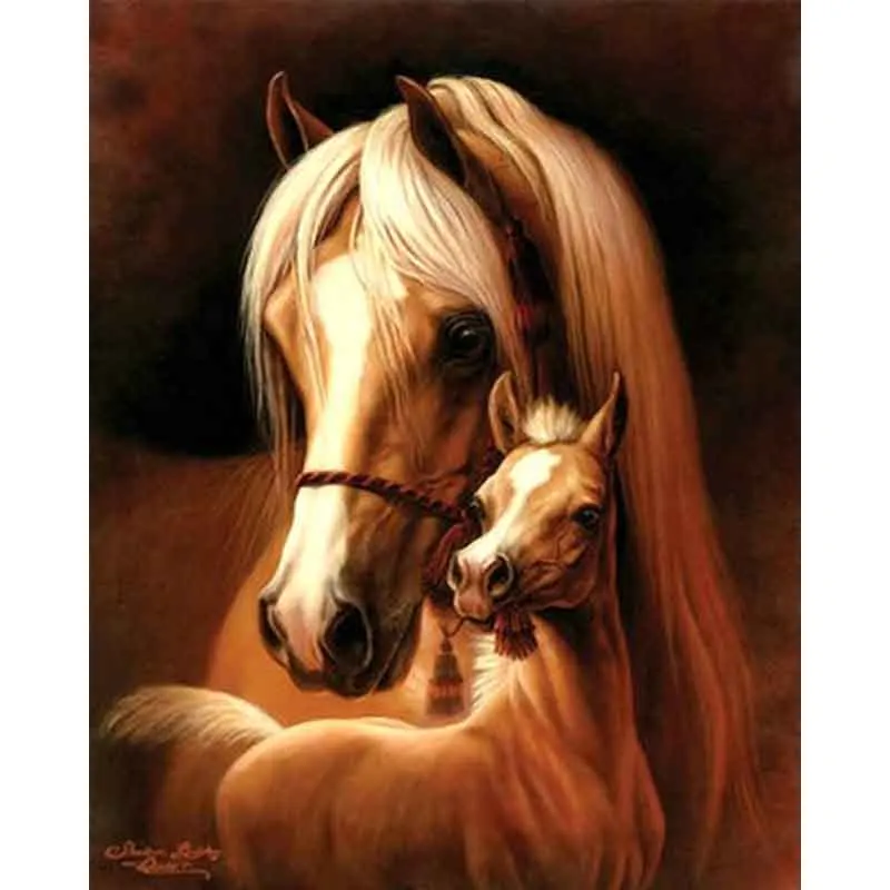 

YIKEE diamond painting Horse,diamond painting full drill,5d painting Y1562