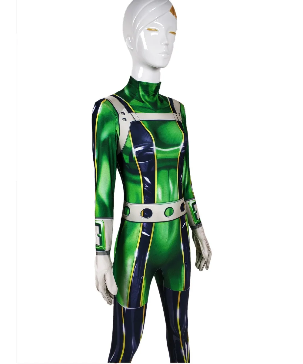 Boku no Hero Academia Froppy Cosplay costume Pro Hero Tsuyu Asui My Hero Academia Zentai Bodysuit Halloween Party suit