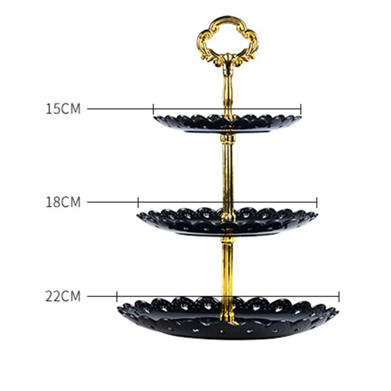 3 яруса кружевных подставка для торта Дисплей днем Чай вечерние ...