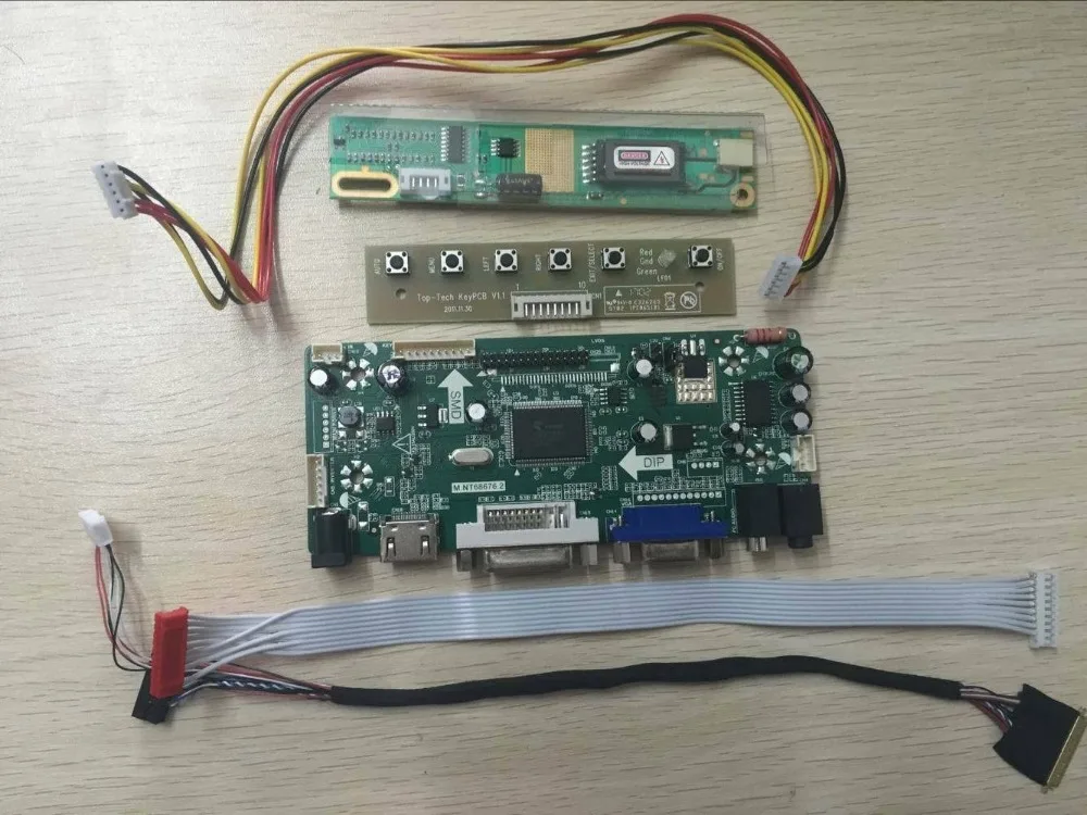 Latumab Новый HDMI + DVI VGA LCD Lvds контроллер инвертор для платы монитор комплект TX39D99VC1FAA