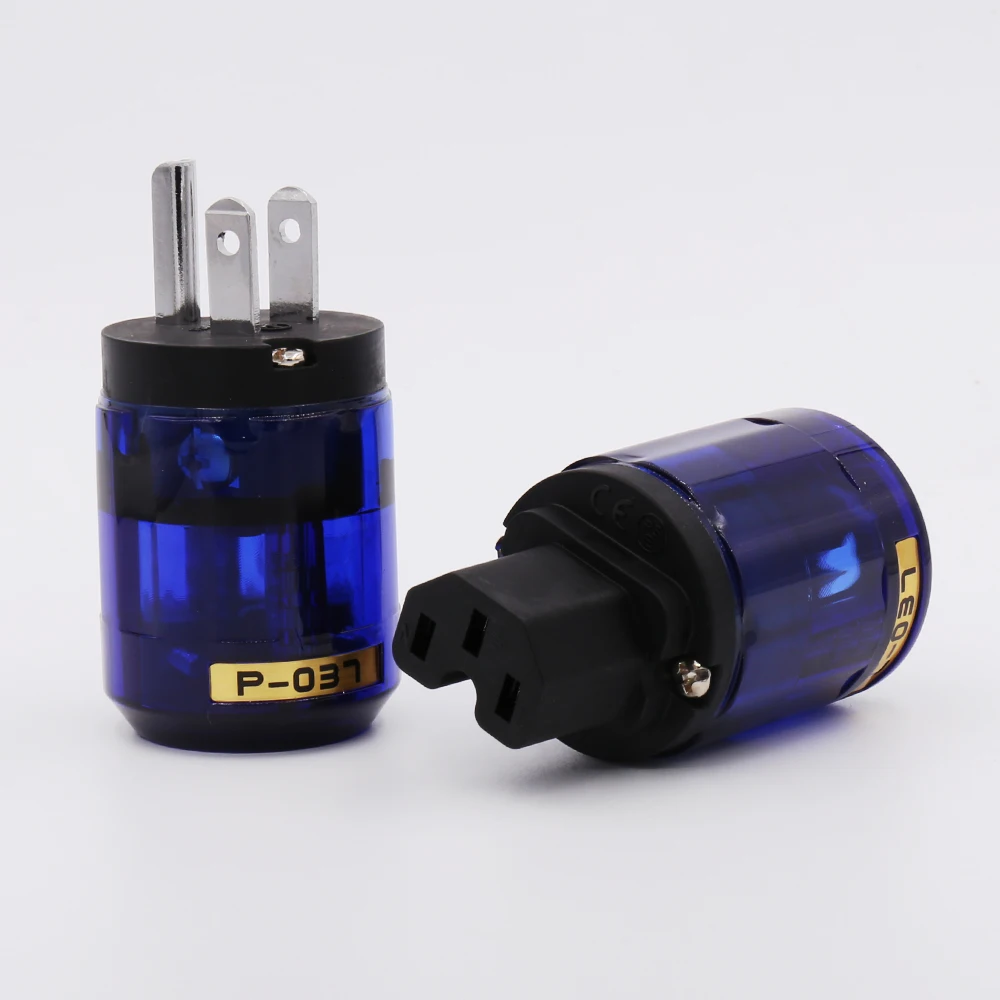 1 пара Hifi аудио P 037 Платиновое Покрытие США Разъем питания + C IEC коннектор DIY кабель