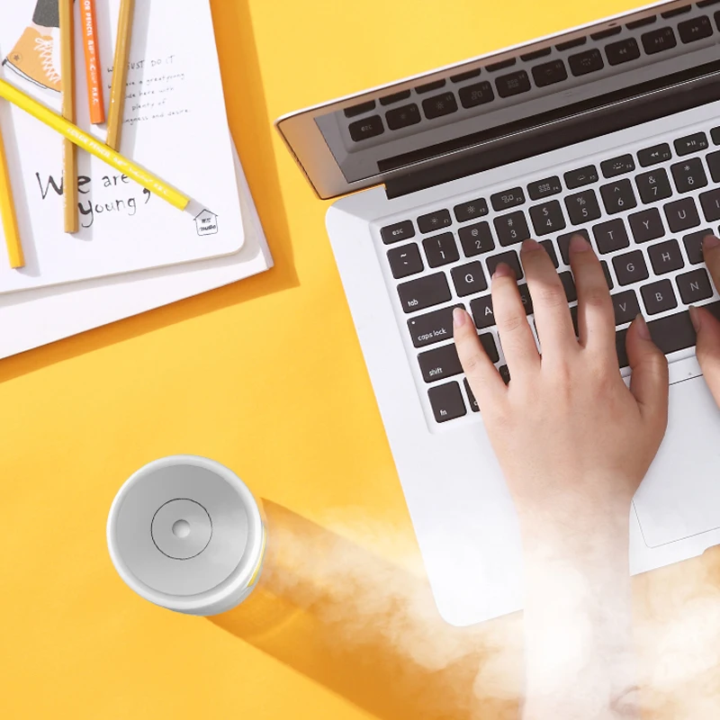 Xiaomi Mijia deerma Мини USB увлажнитель воздуха Тихая очистка красочные огни можно