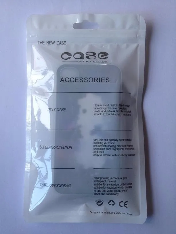 

11*19 cm 3000 pcs Wholesale Newly design opp zipper bags Plastic zipper Bag Cell Phone Mobile Phone Case Cover Packaging Package