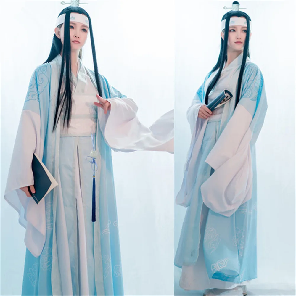 

New Anime Lan Wangji Cosplay Grandmaster of Demonic Cultivation Cosplay Costume Lan Wangji Adult Ver. Costume Mo Dao Zu Shi