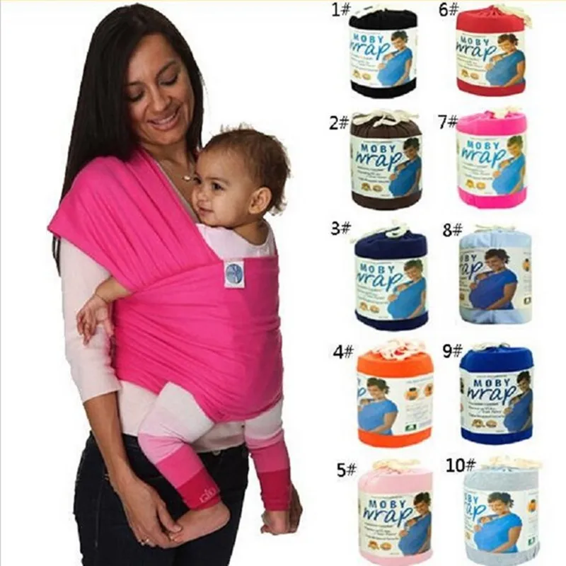 Colorful Baby Carrier Soft Infant Wrap Breathable Infant Sling Hipseat