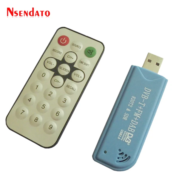 Digital RTL2832U & R820T2 USB2.0 Smart DVB-T SDR TV Stick Tuner DVB-T+FM+DAB RTL-SDR TV Receiver Dongle With Antenna For windows