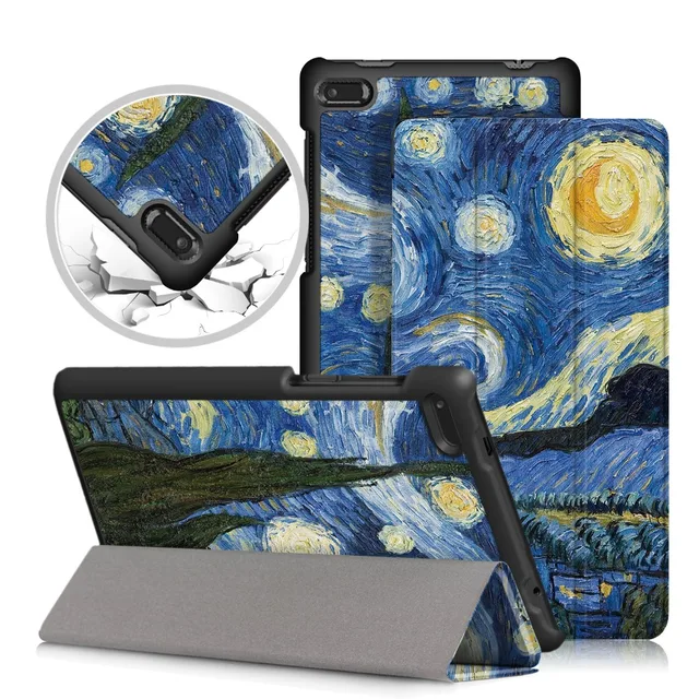 Best Offers funda tablet Case for Lenovo Tab 7 Essential  7" Smart Cover for Lenovo Tab 4 7 Essential TB-7304 TB-7304F TB-7304I TB-7304X