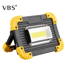 Светодиодный прожектор 20 Вт 400лм портативный USB Перезаряжаемый Светодиодный прожектор для наружного кемпинга аварийный газон Рабочая лампа