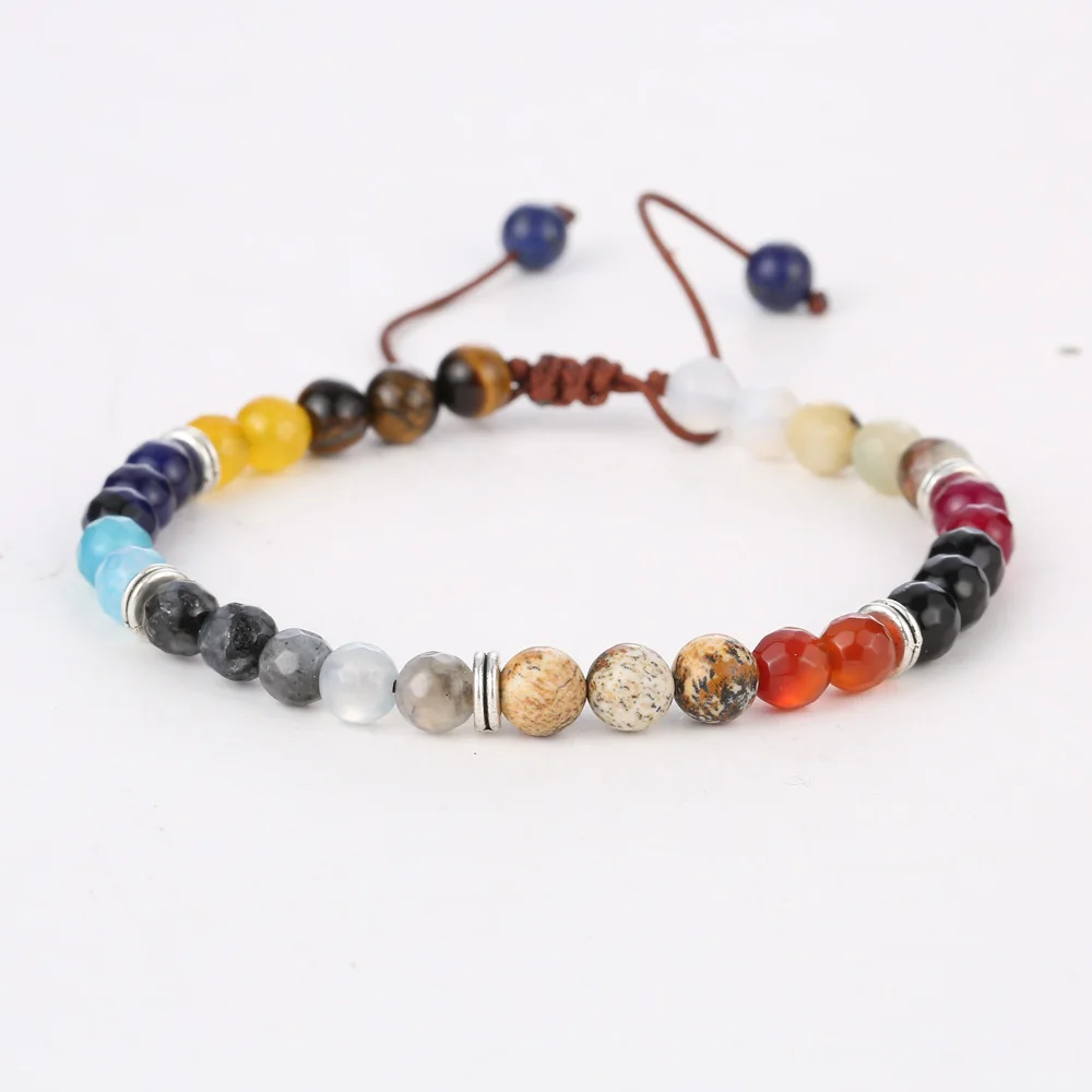 

zodiac bracelet 12 Constellation natural stone bracelets & bangles for women lucky Size Adjustable bracelets Drop shipping