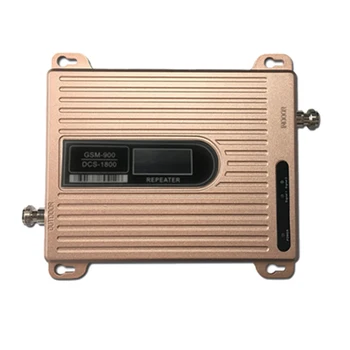 

LCD Display GSM Repeater 1800 900 MHZ Dual Band Mobile Phone Signal Booster Repeater Amplifier DCS GSM 4G Antennas