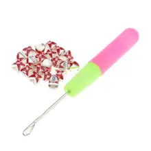 Профессиональная защелка для волос крючком крючок с 20 шт дреды манжеты бусины для косичек Dread крюк для наращивания ткачество бусины инструменты