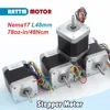 4 Uds Nema17 78 Oz-en/48mm motor paso a paso CNC motor/1.8A CNC 3D Makebot/impresora de impresión de 17HS8401 de RATTM MOTOR ► Foto 1/6