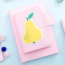 Получить скидку Lovedoki Симпатичные кожаный чехол ноутбук A5A6 планировщик Личный Дневник для девочек подарок корейский каваи канцелярские школьные принадлежности