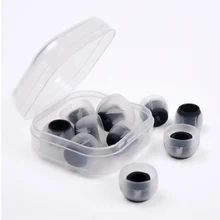 3 пары, ANJIRUI, 4,5 м, черные(L m S) наушники для наушников, вкладыши со спиральными наушниками, эргономичные амбушюры, эластичные силиконовые вкладыши