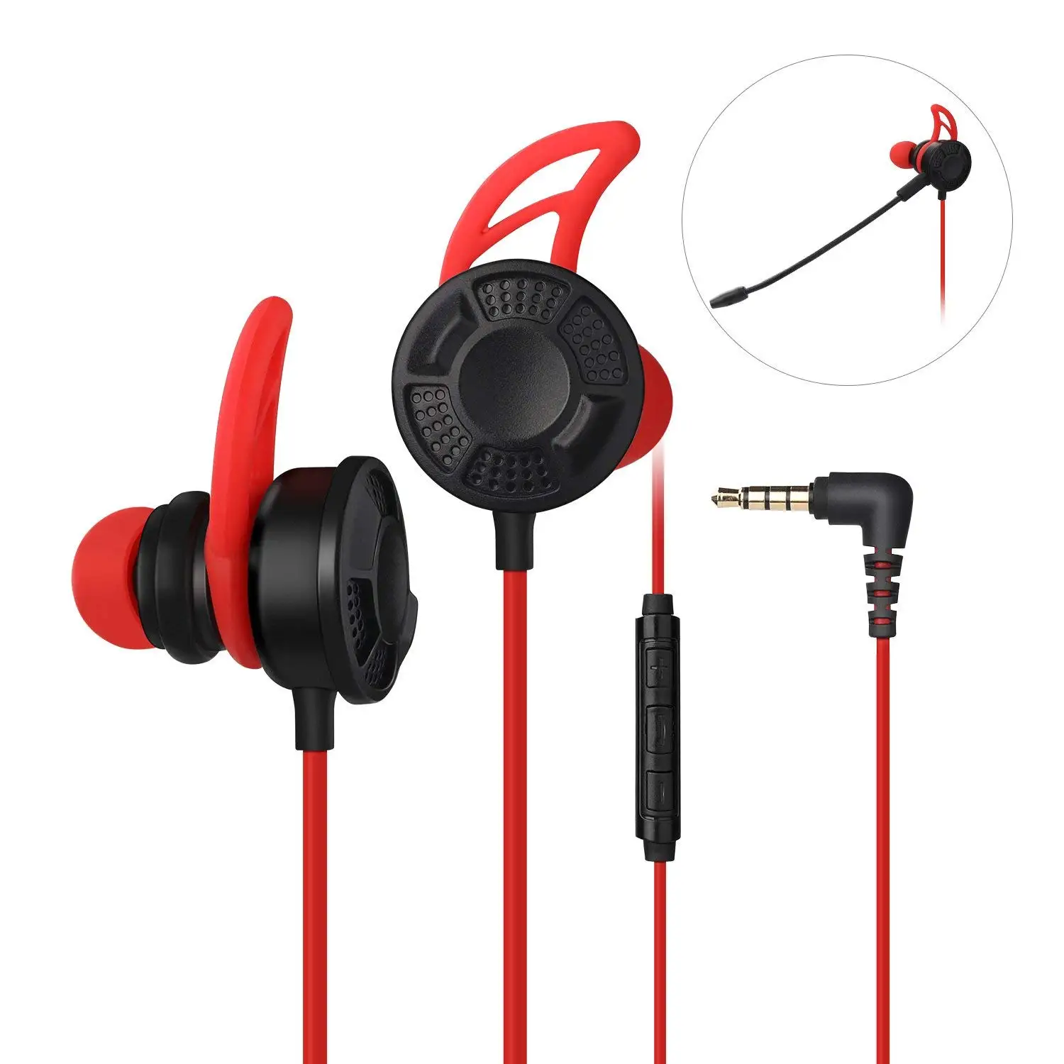 Игровые наушники Vogek Stereo E sports вкладыши Bass двойной микрофон 3 5 мм поддержка для ПК