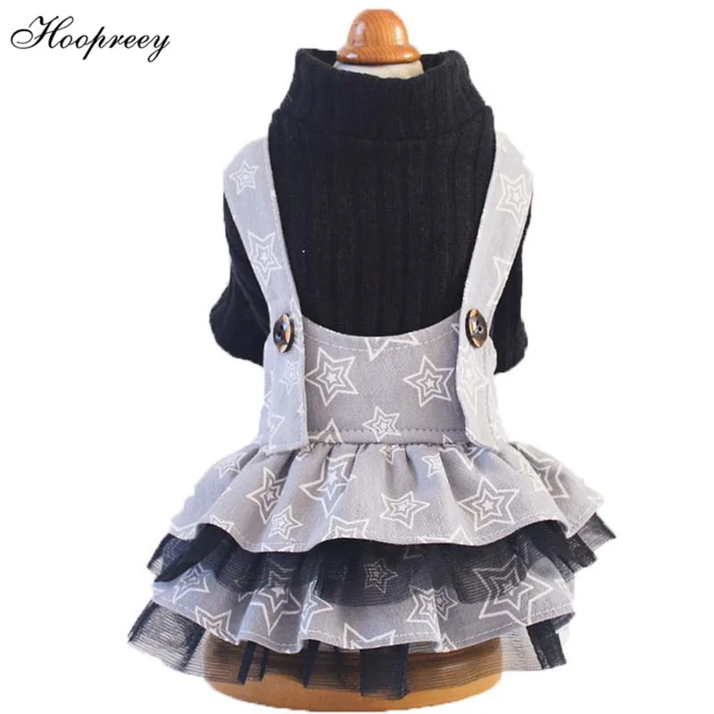 

Spring Princess Strap Dog Dress Pleated Wedding Skirt for Small Puppy Dogs Knitted Sweater Tulle Skirt Couple Wear Cat Dress 10A