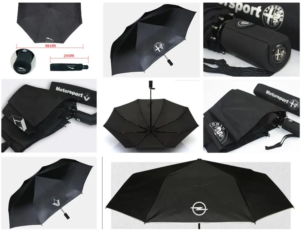 

Variety of car logo umbrella / Car Open Large Folding Umbrella Windproof Sunshade Umbrella For Peugeot Bmw Toyota Jaguar ,etc