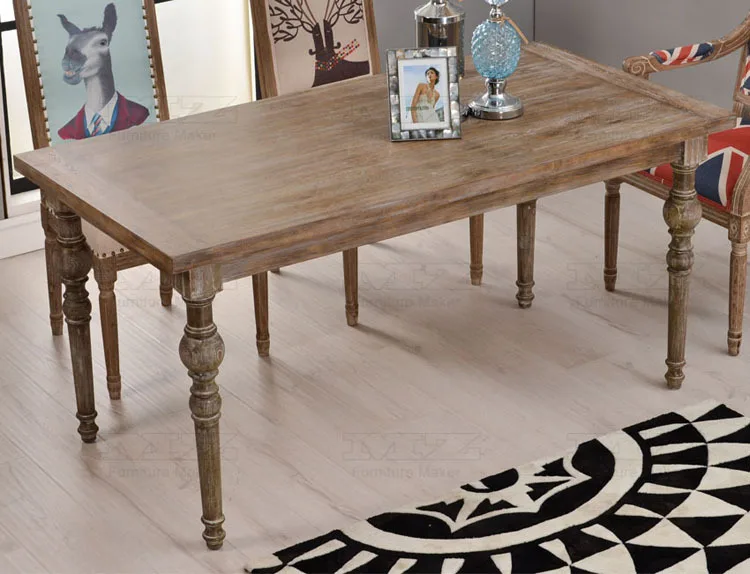 Buy European neo classical old vintage wood dining