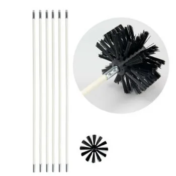 

Dryer Vent Venting Duct Cleaning Lint Trap Removal Brush Vacuum Kit 6' Drill